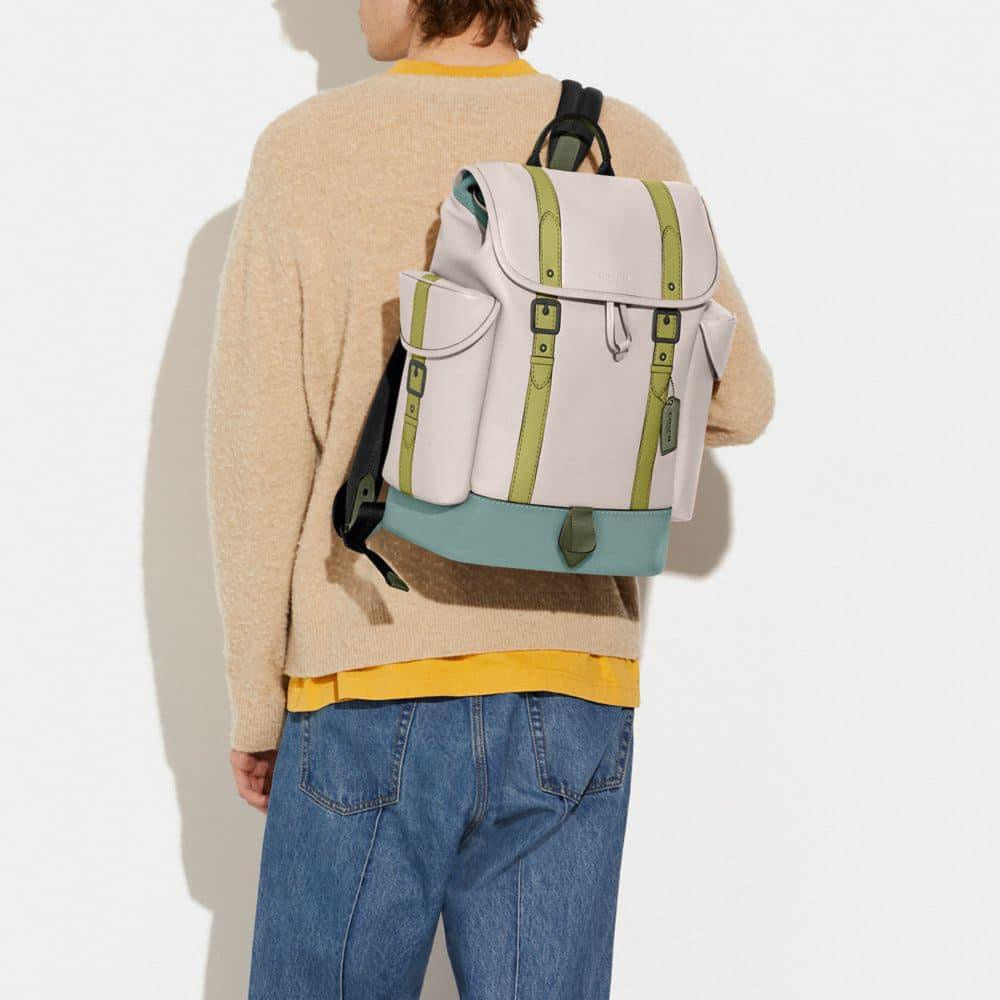 Coach Hitch Backpack with Trompe L’oeil