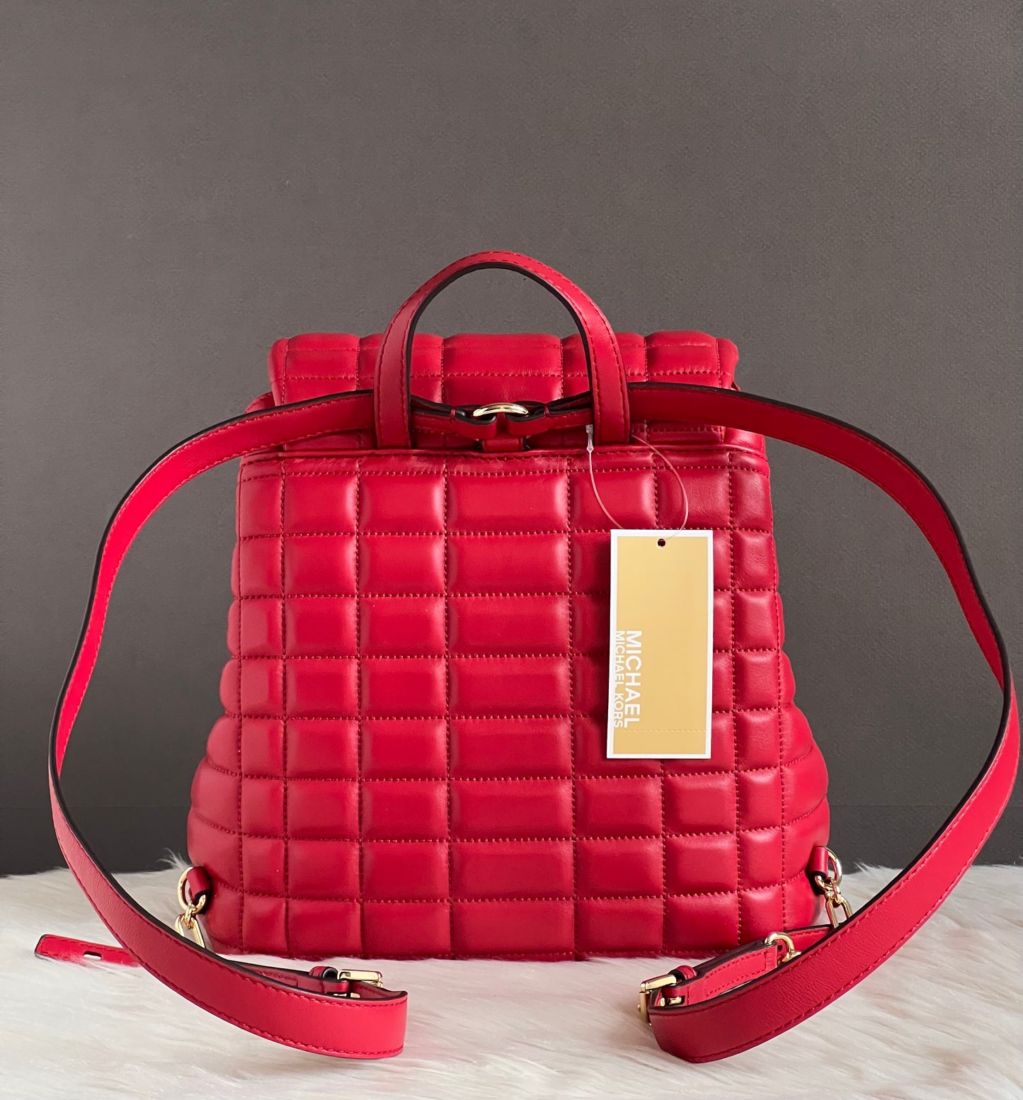Michael Kors Tribeca Small Quilted Leather Backpack