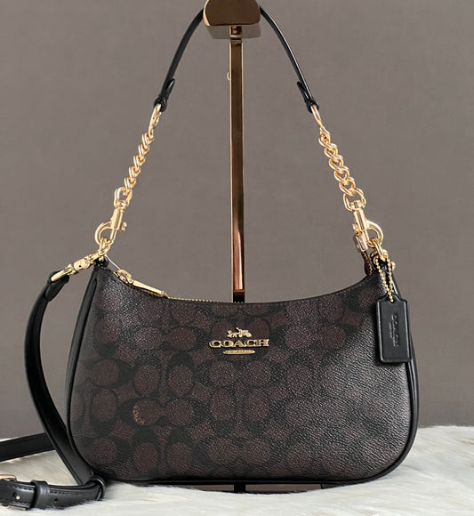 Coach Teri Shoulder Bag in Signature Canvas