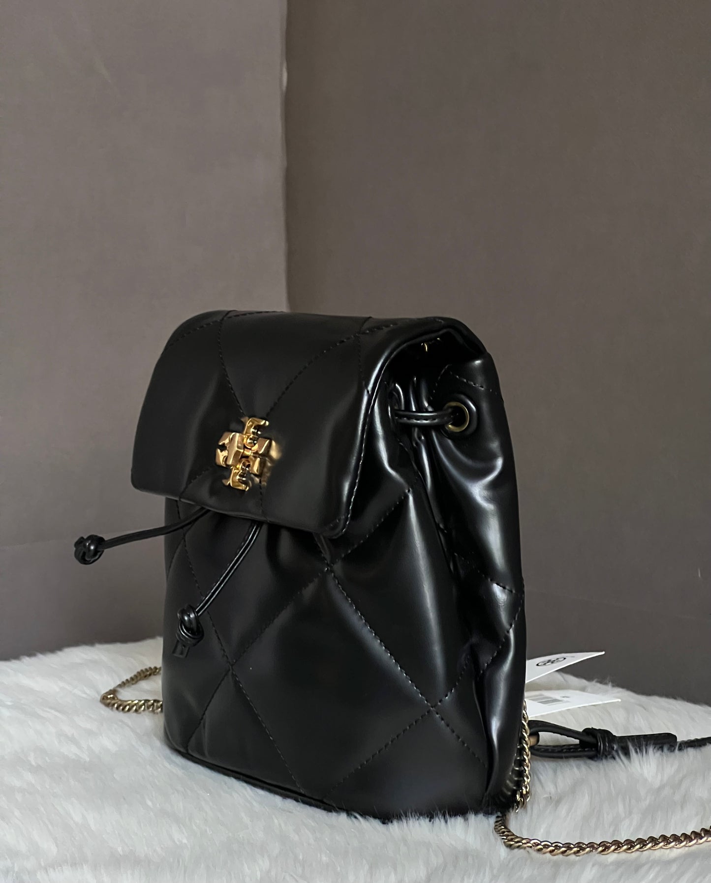 Tory Burch Mini Kira Diamond Quilt Backpack