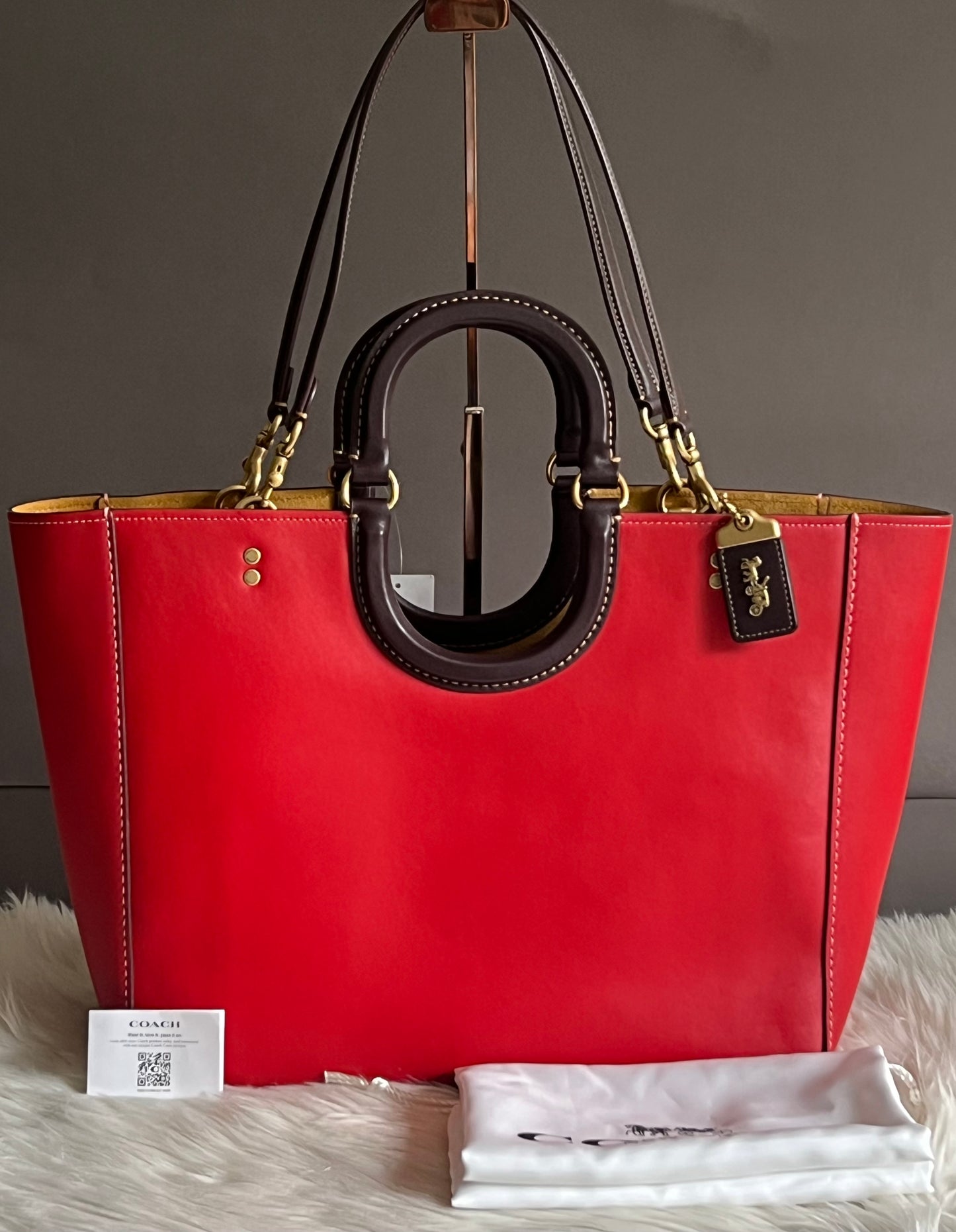 Coach Rae Tote in Colorblock koi