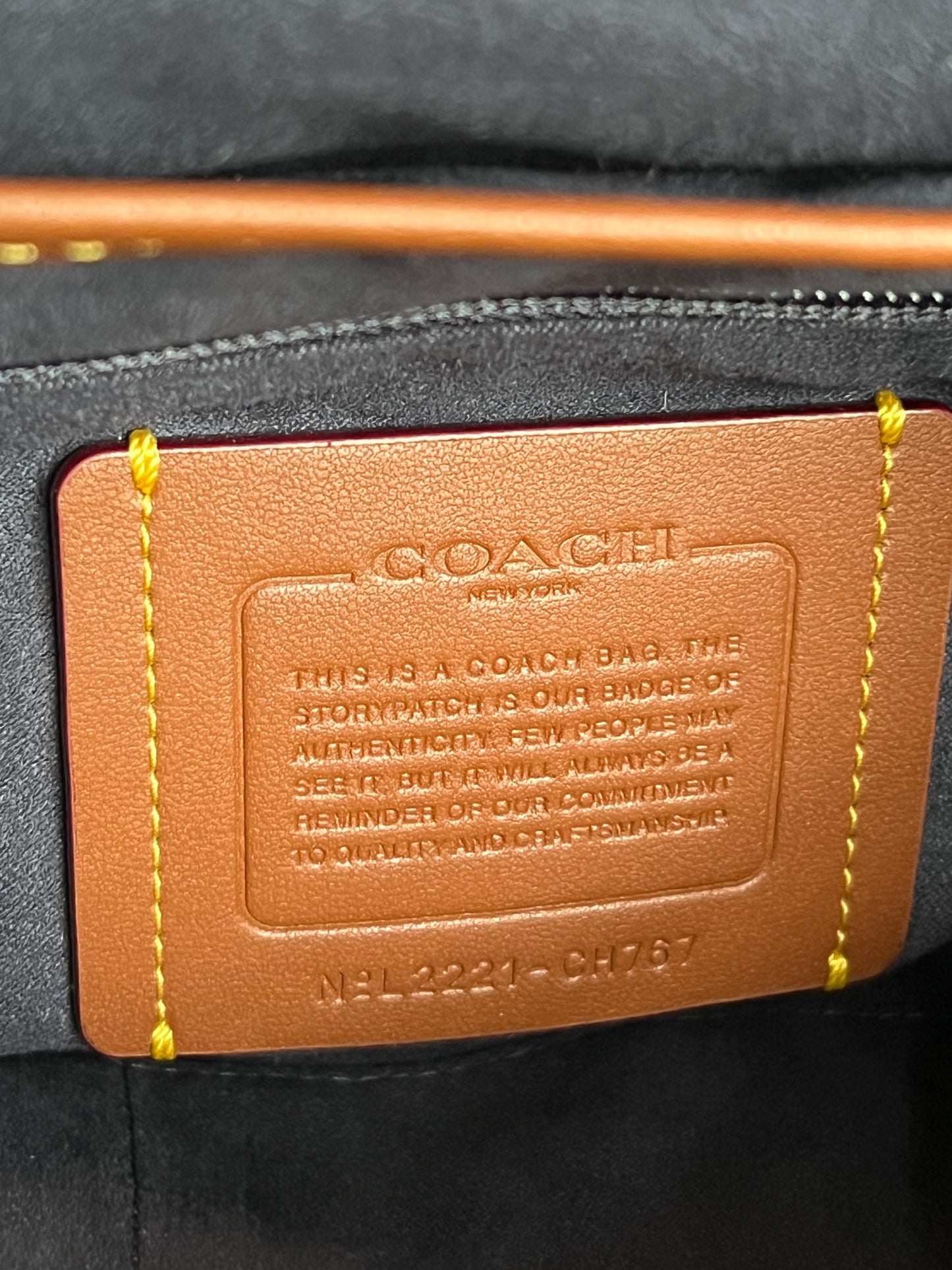 Coach Hitch Backpack in Signature Leather