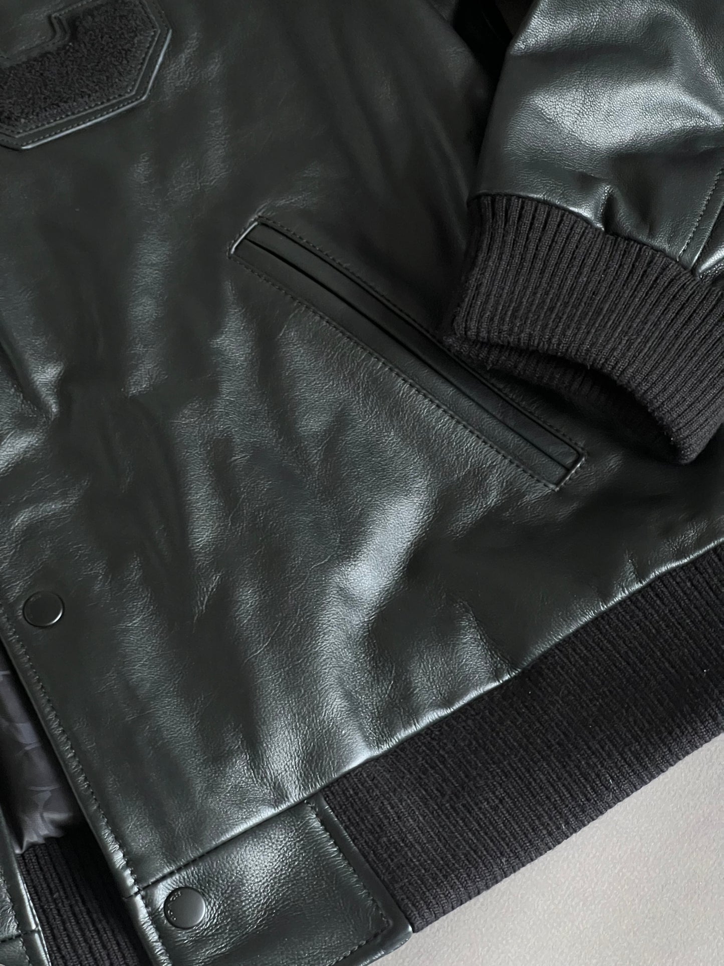 Coach Leather Varsity Jacket