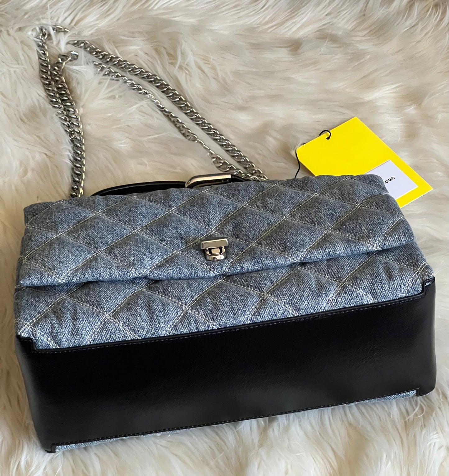Marc Jacobs The Quilted Denim Dual Convertible Shoulder Bag
