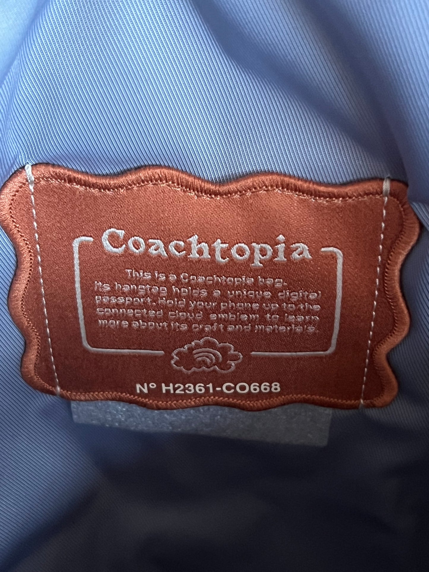 Coachtopia Loop Quilted Cloud Tote