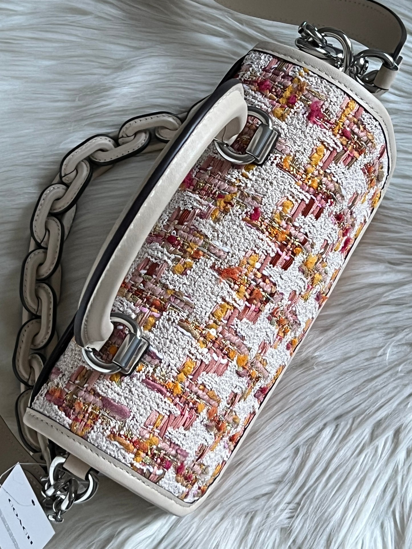 Coach Rogue Top Handle Bag in Tweed