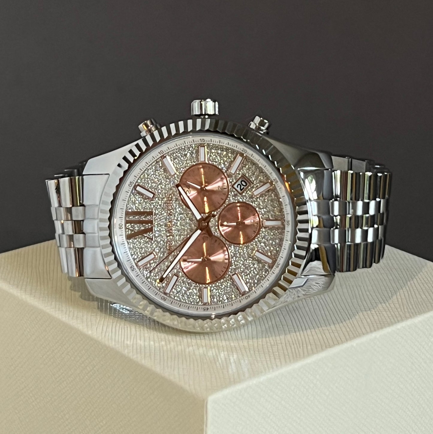 Michael Kors Lexington Silver-Tone Watch