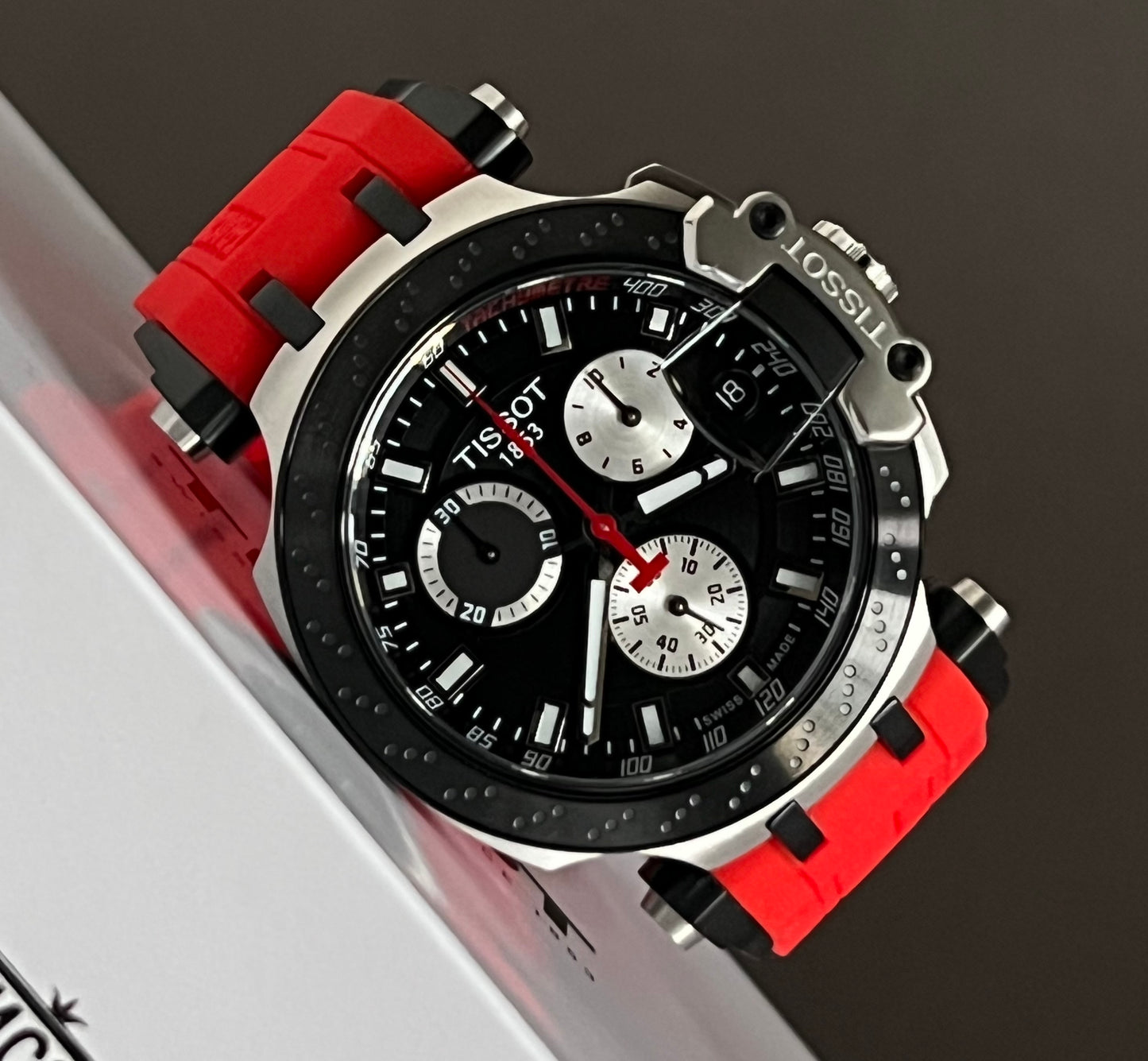 Tissot T-Race Men’s Chronograph Red Silicone