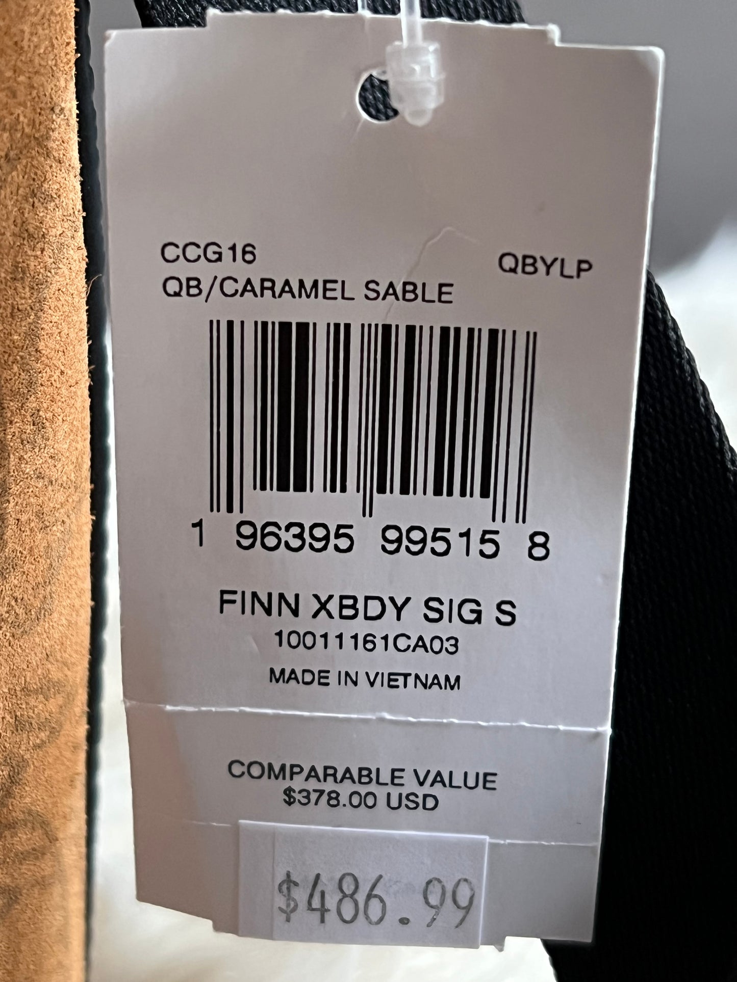 Coach Small Finn Crossbody Bag with Pouch in Signature Suede