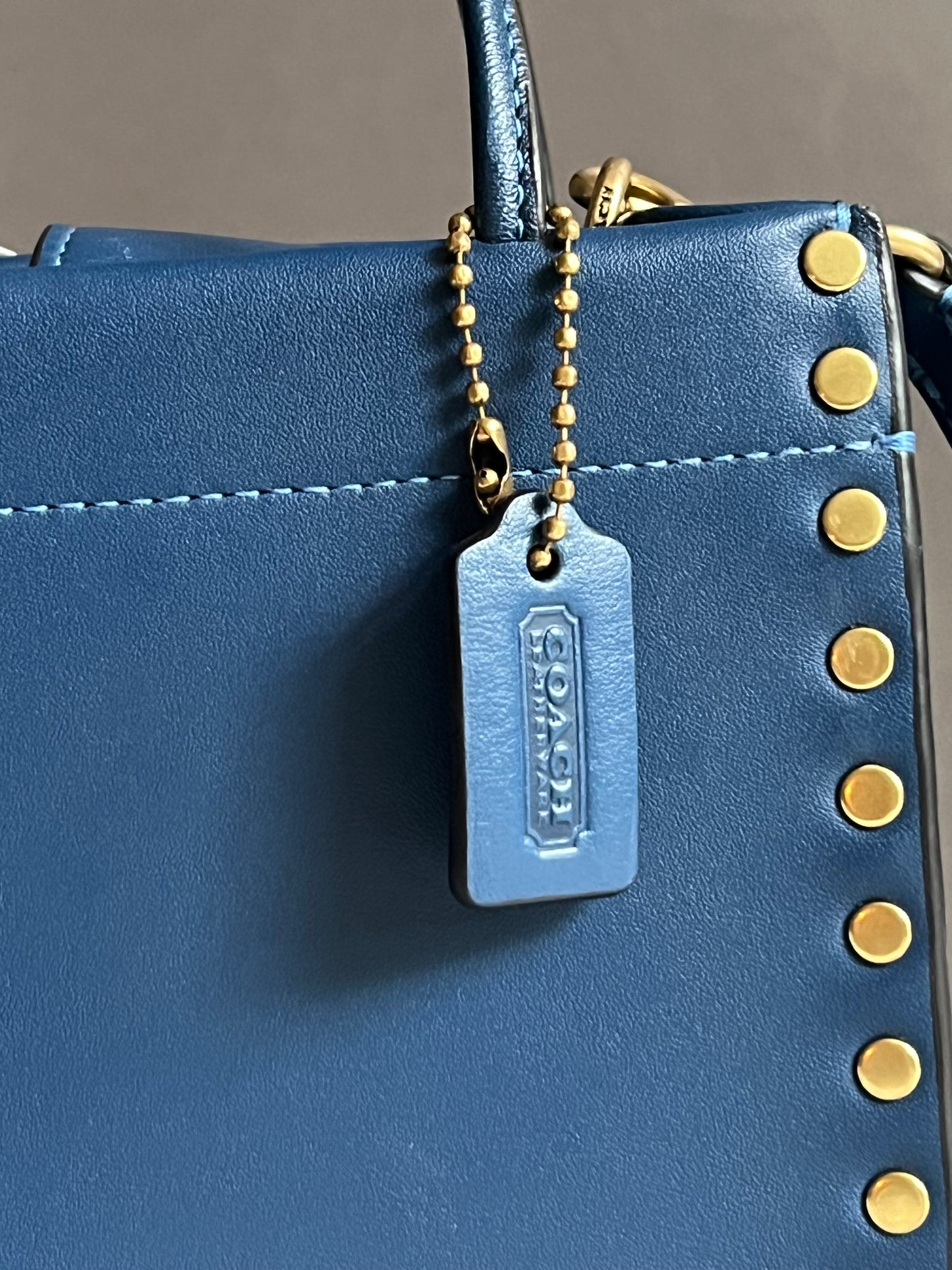 Coach Mini Cashin Tote with Rivets