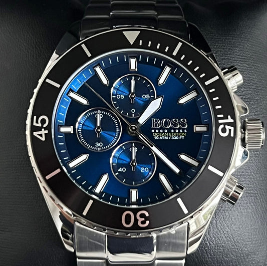 Hugo Boss Men’s Ocean Blue Dial Watch