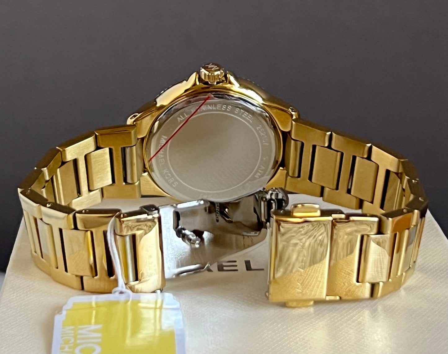 Michael Kors Women’s Camille Quartz Gold-Tone Green Dial Watch