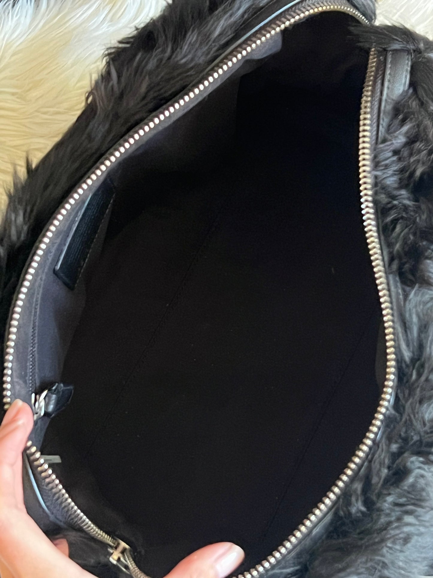 Coach Fur Duffle Bag