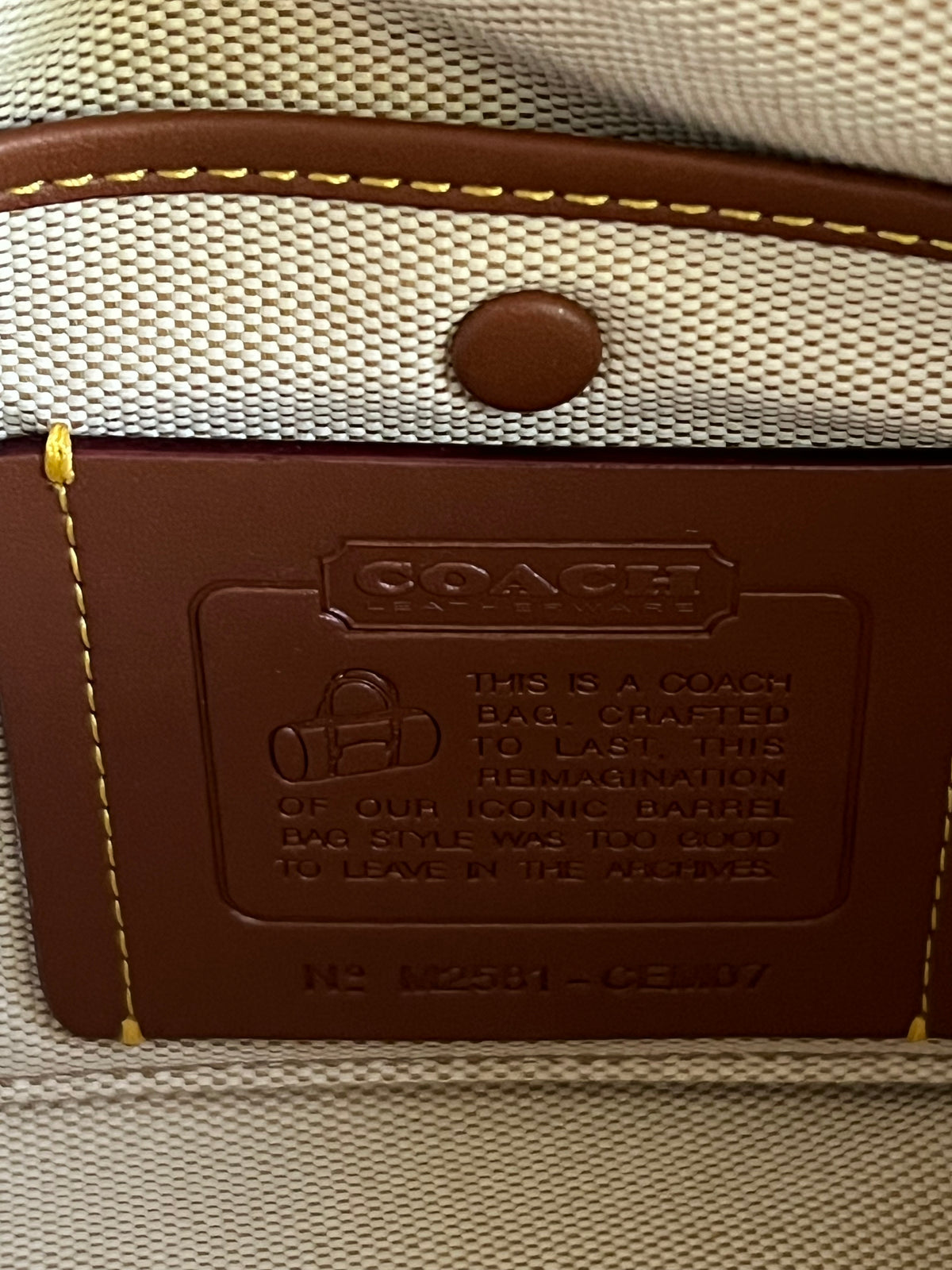 Coach Kisslock Barrel Bag 28