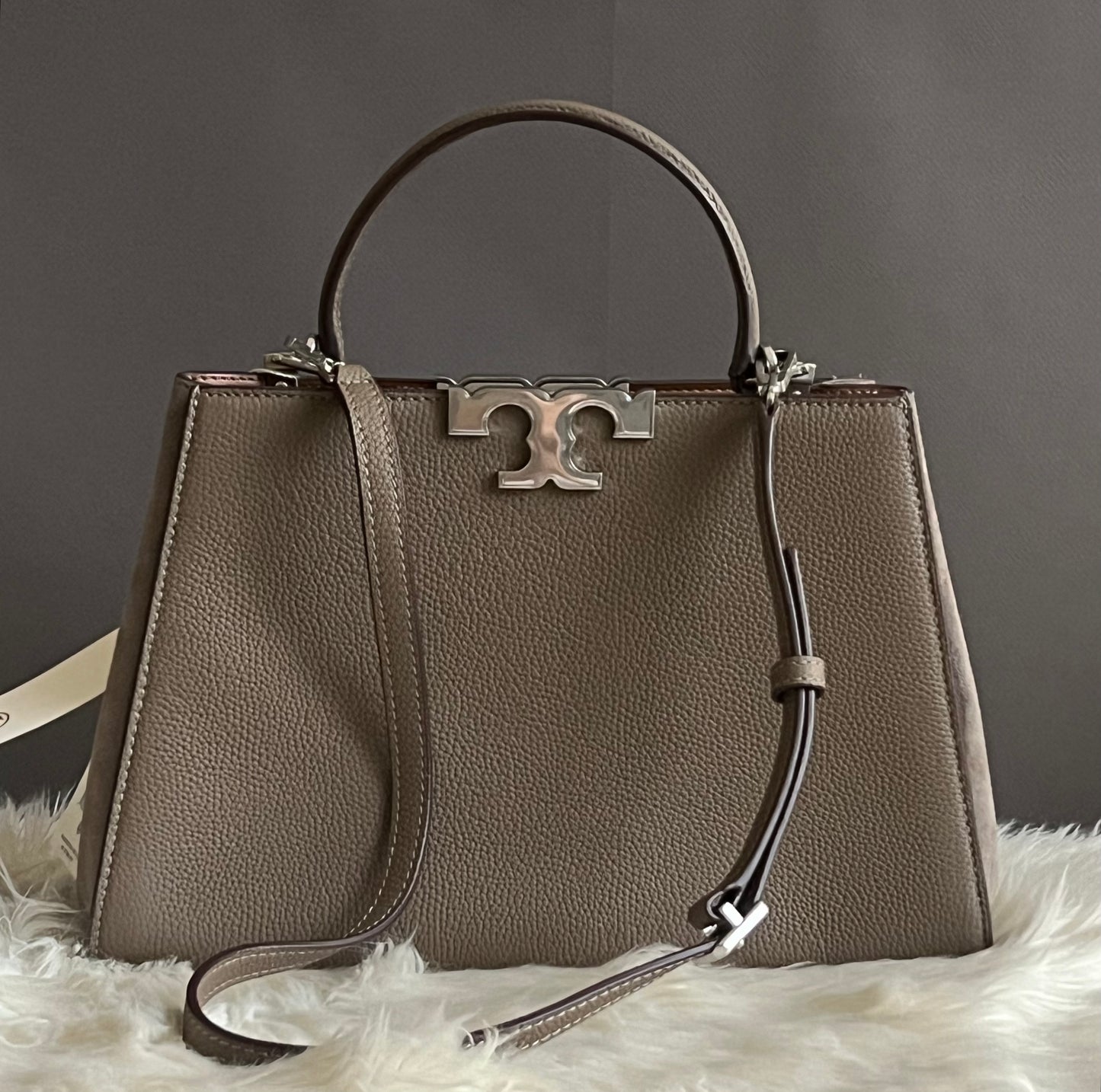 Tory Burch Eleanor Pebbled Satchel