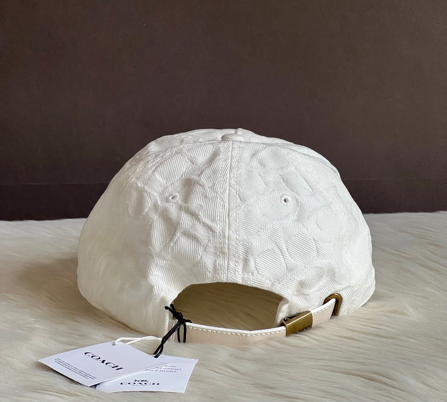 Coach Signature Jacquard Baseball Hat