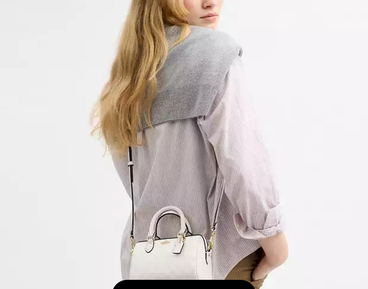 Coach Mini Rowan Crossbody Bag in Signature Canvas