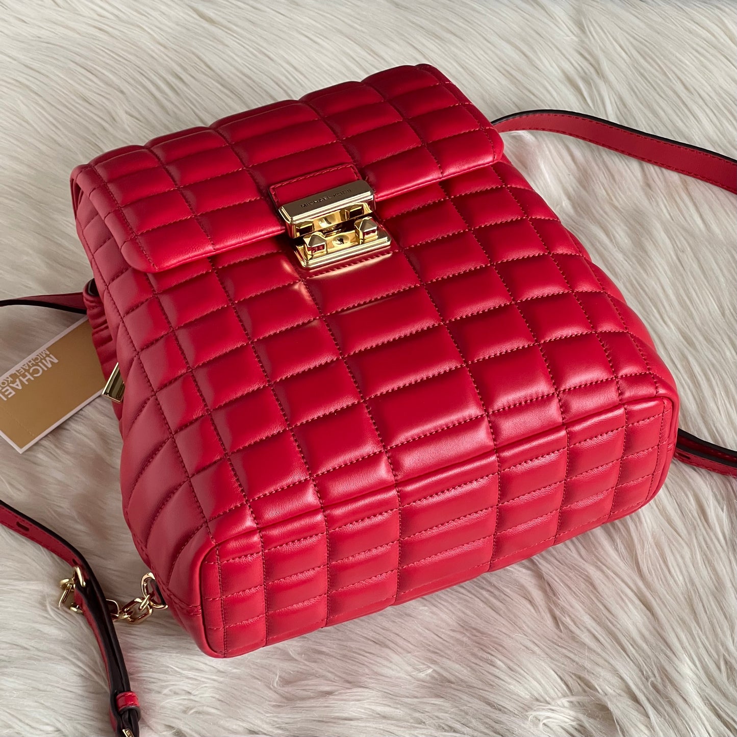 Michael Kors Tribeca Small Quilted Leather Backpack