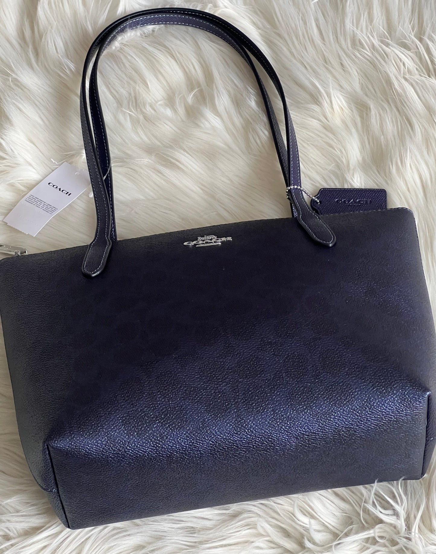 Coach Fiona Zip Tote Bag in Signature Canvas