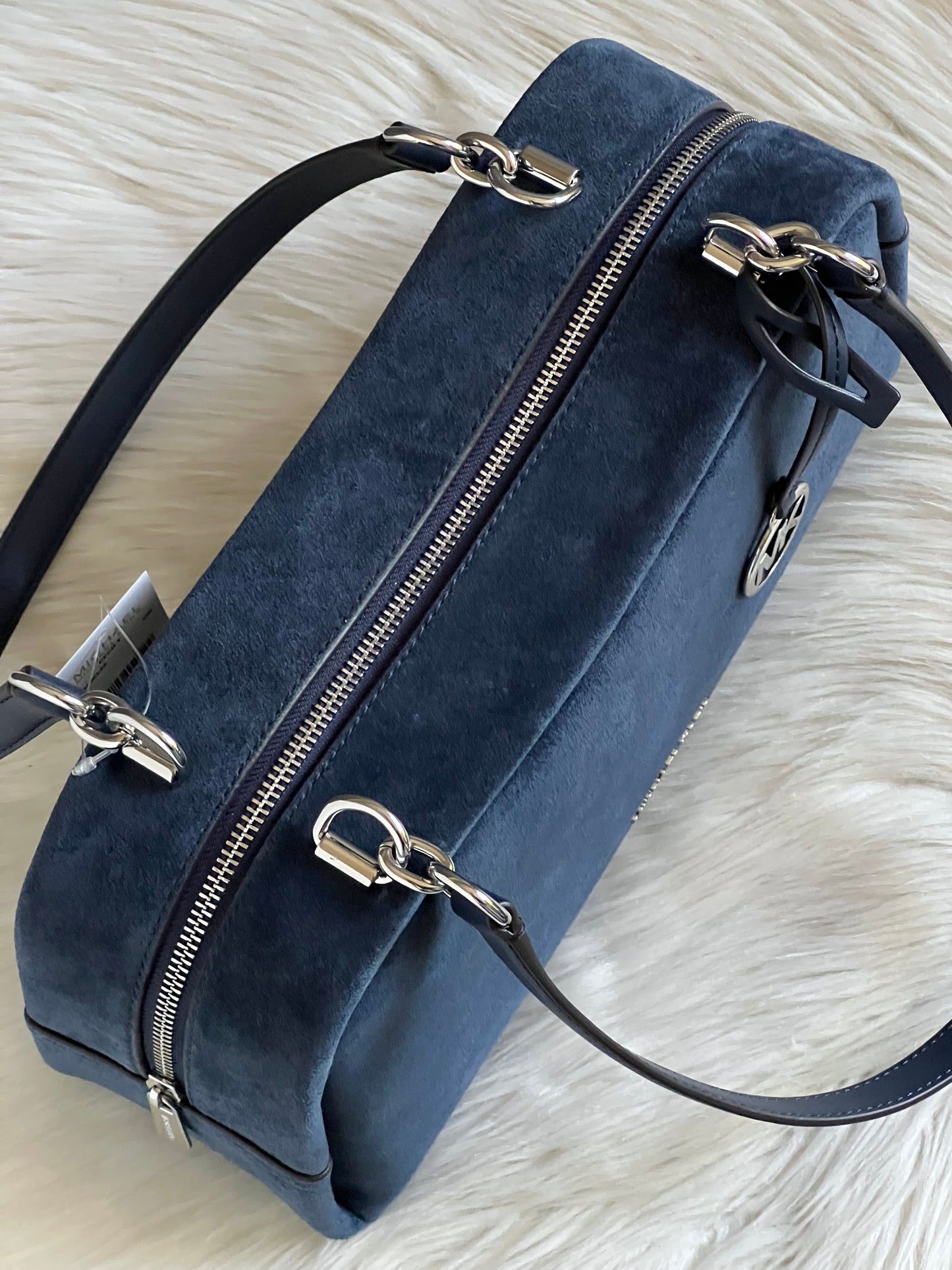 Michael Kors Cecily Medium Suede Shoulder Bag