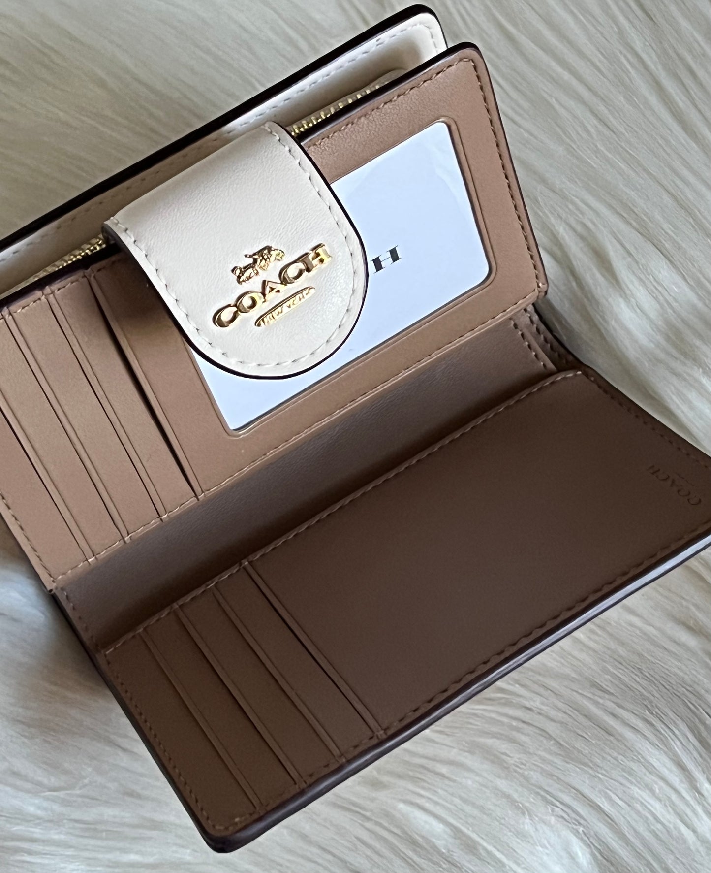 Coach Phone Wallet In Signature Canvas