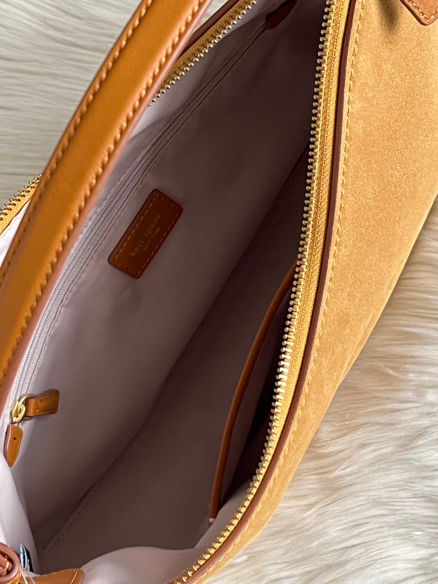 Kate Spade Loop Suede Shoulder Bag