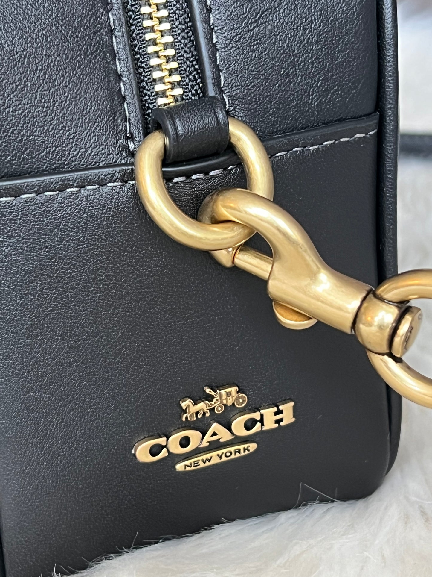 Coach Satchel Crossbody Bag with Grommets