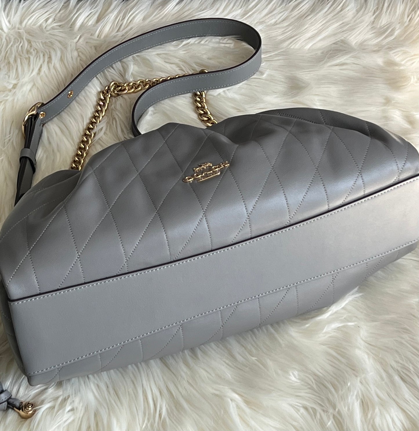 Coach Faye Large Shoulder Bag with Quilting