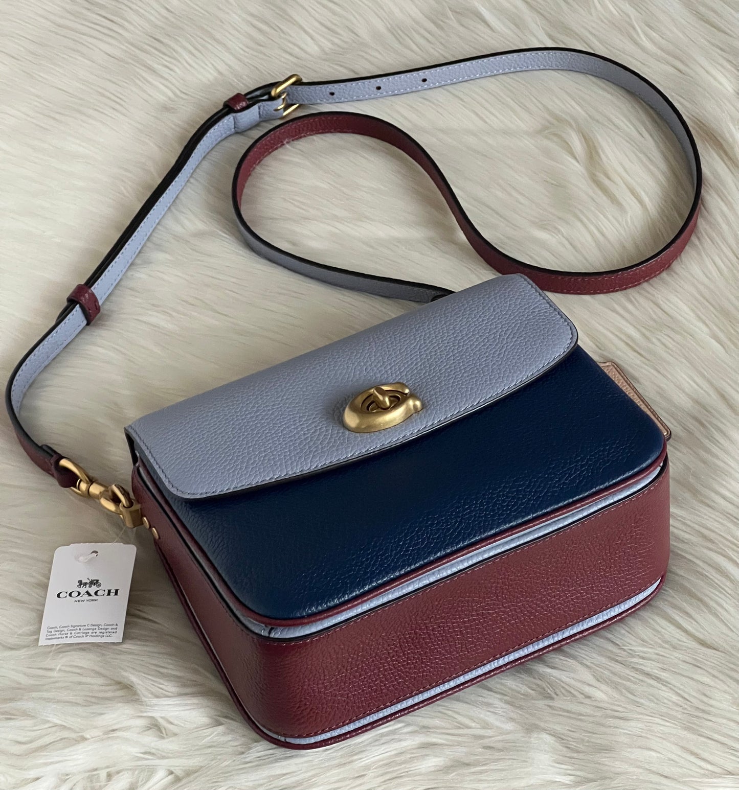 Coach Cassie Crossbody 19 In Colorblock