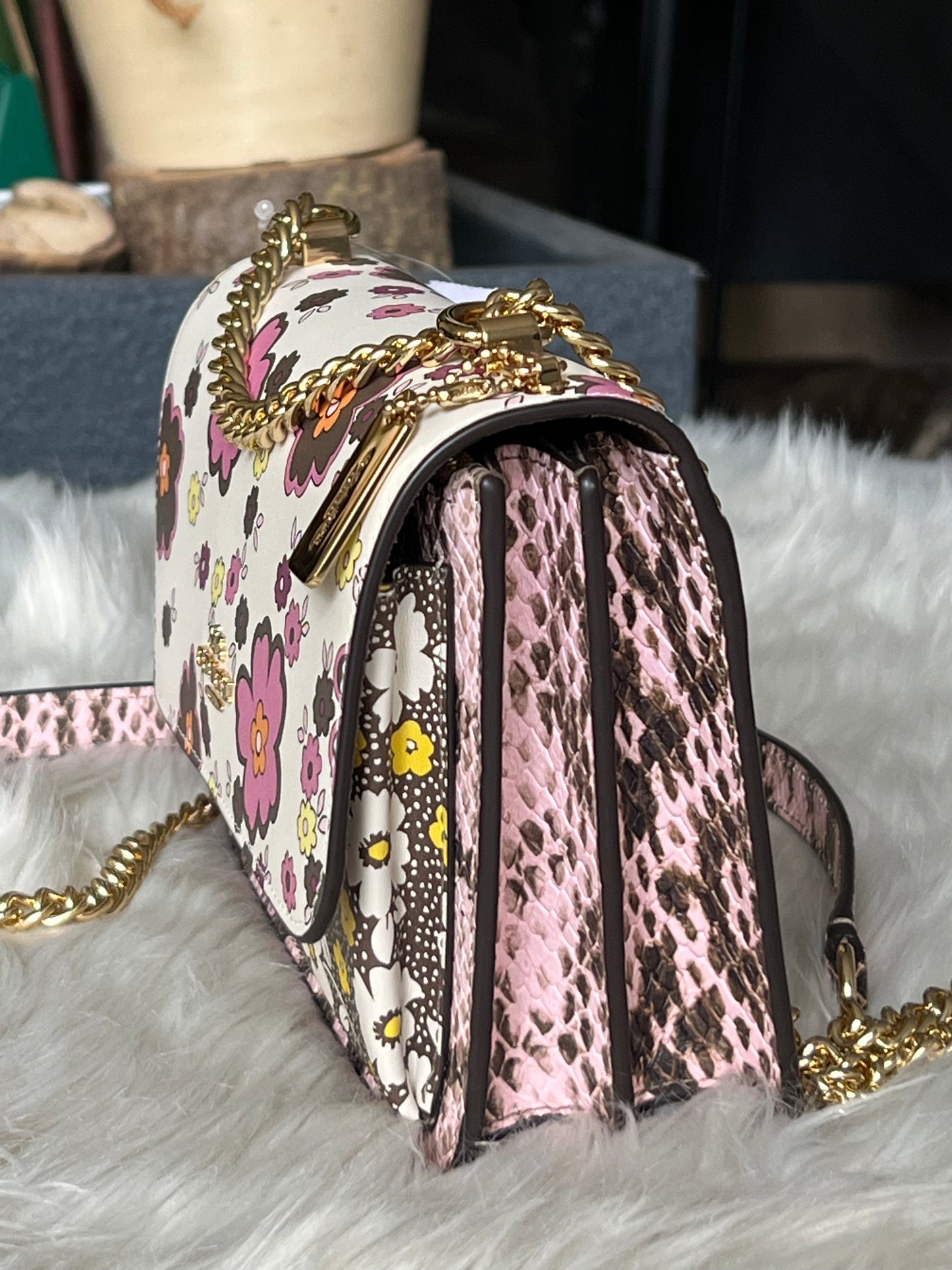 Coach Mini Klare Crossbody Bag with Floral Print