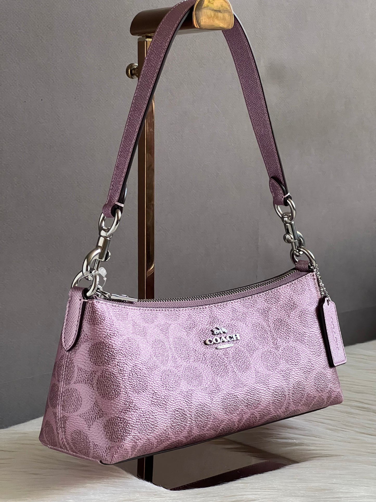 Coach Charlotte Shoulder Bag In Signature Canvas