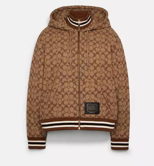 Coach X Jennifer Lopez Signature Zip Up Hoodie