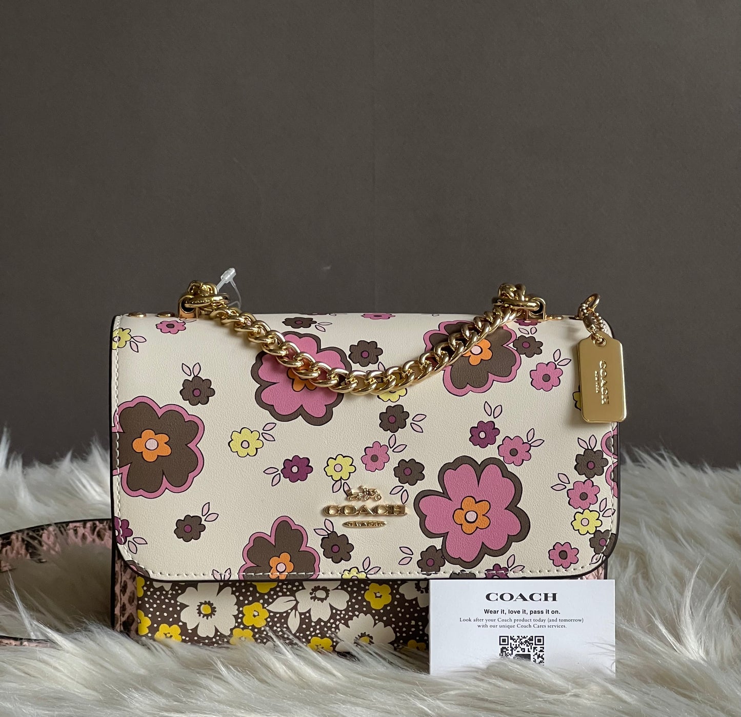 Coach Mini Klare Crossbody Bag with Floral Print