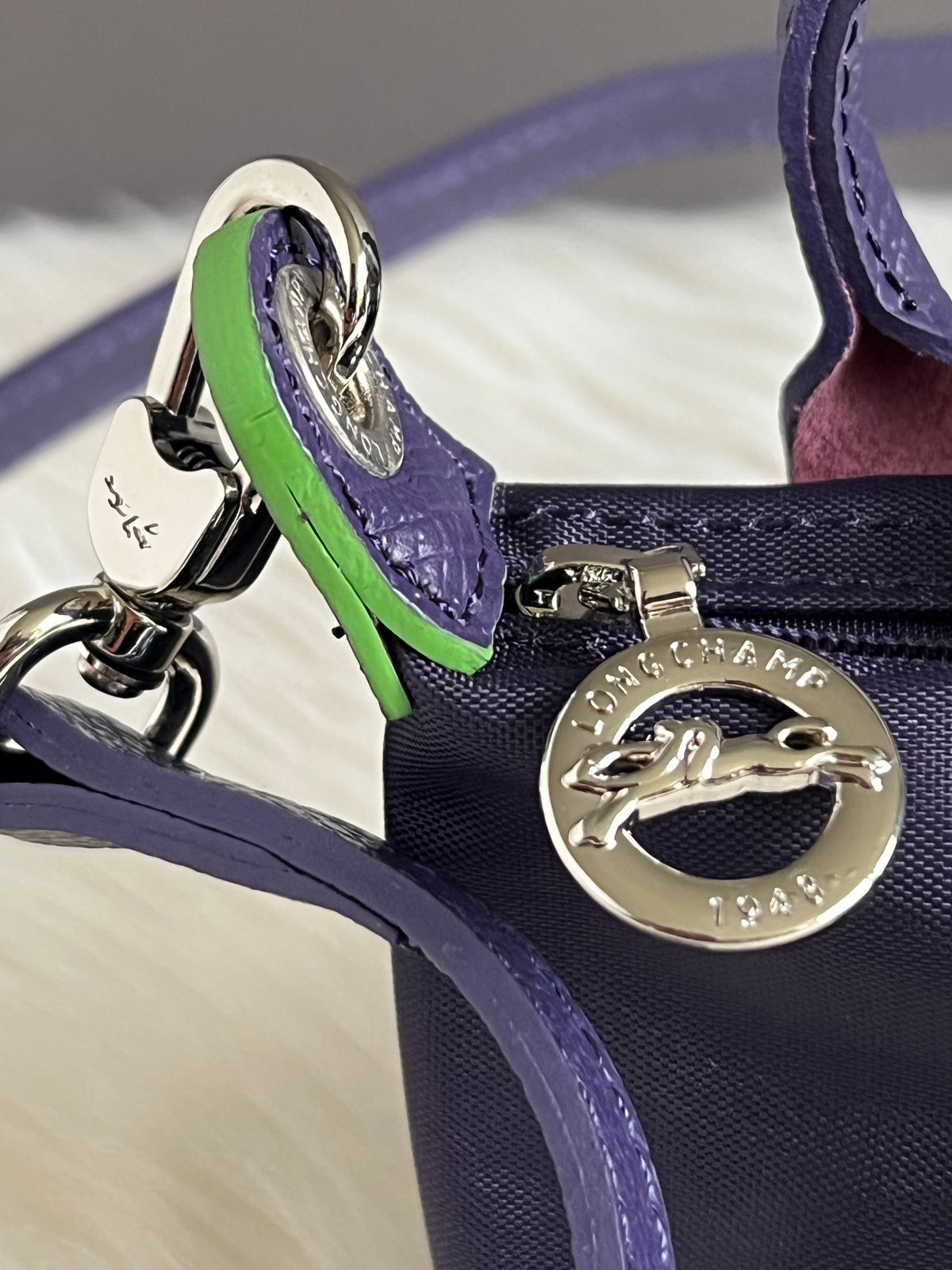 Longchamp XS Le Pliage Original Pouch with Strap