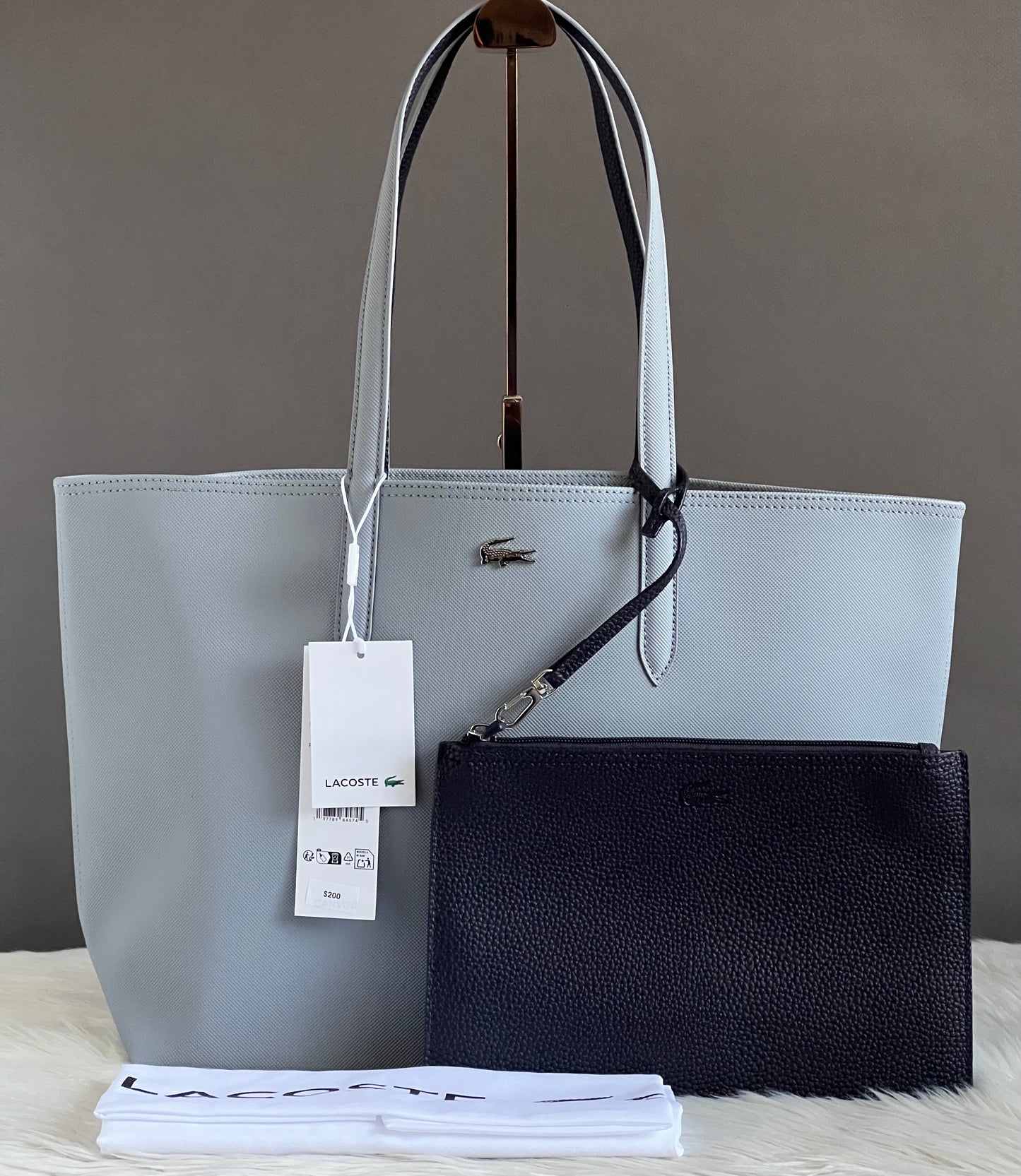 Lacoste Women’s Anna Reversible Tote with Pouch