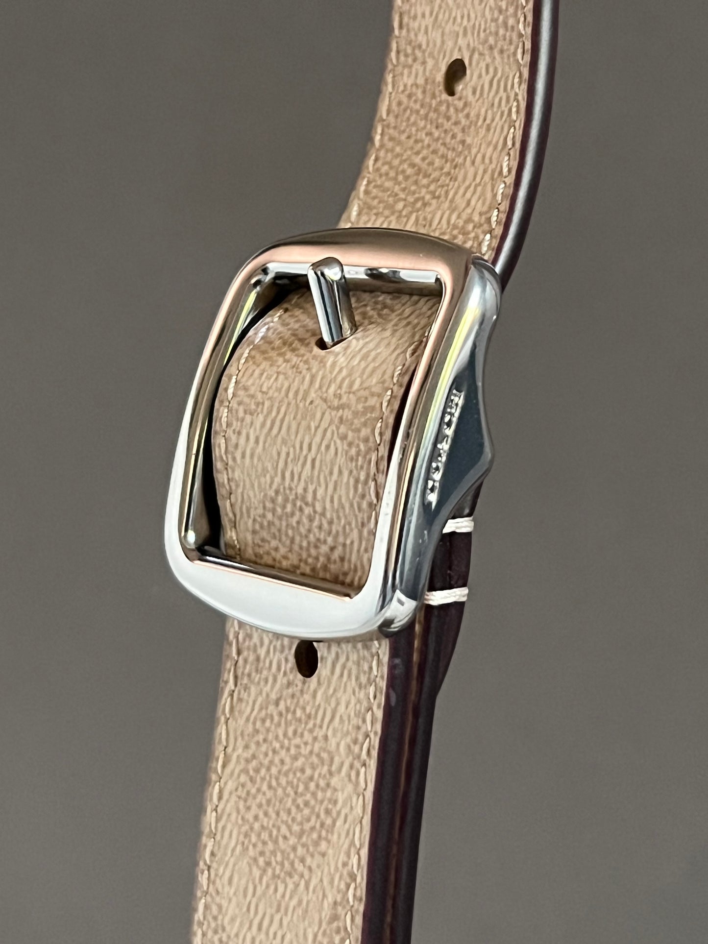 Coach Reversible Strap In Signature Canvas