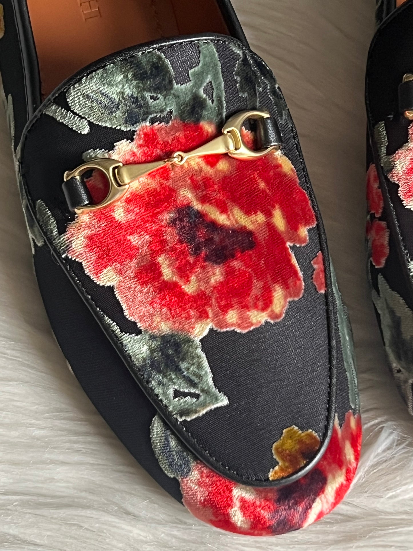 Coach Haley Loafer with Floral Print