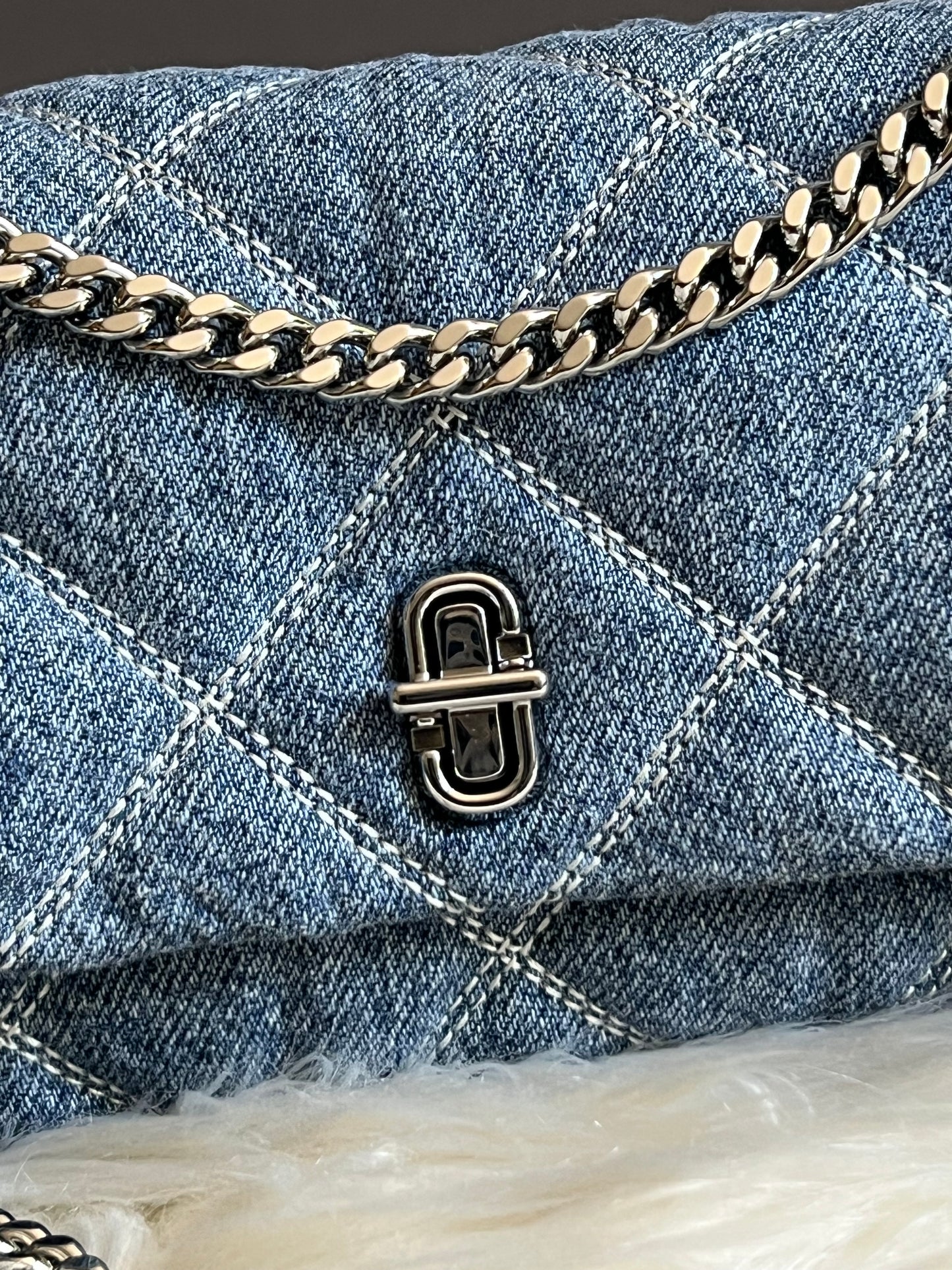 Marc Jacobs The Quilted Small Dual Chain Crossbody Bag