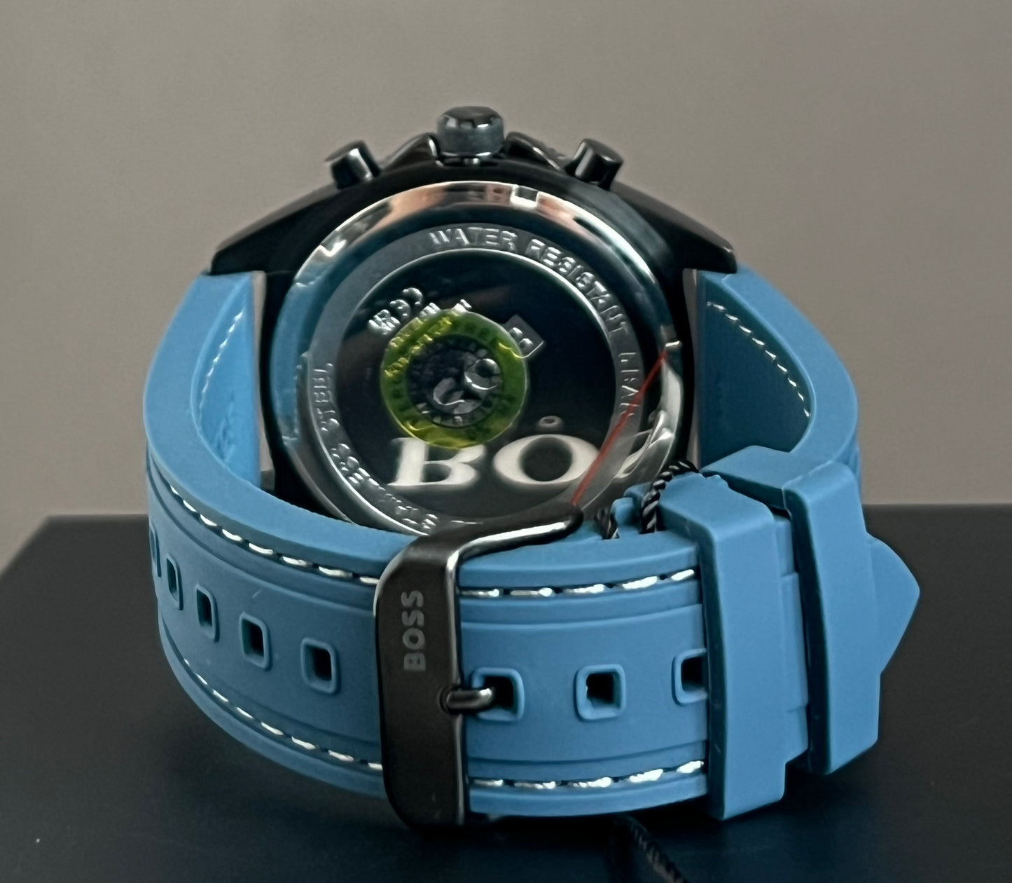 Hugo Boss Men’s Energy Chronograph Rubber Strap Watch