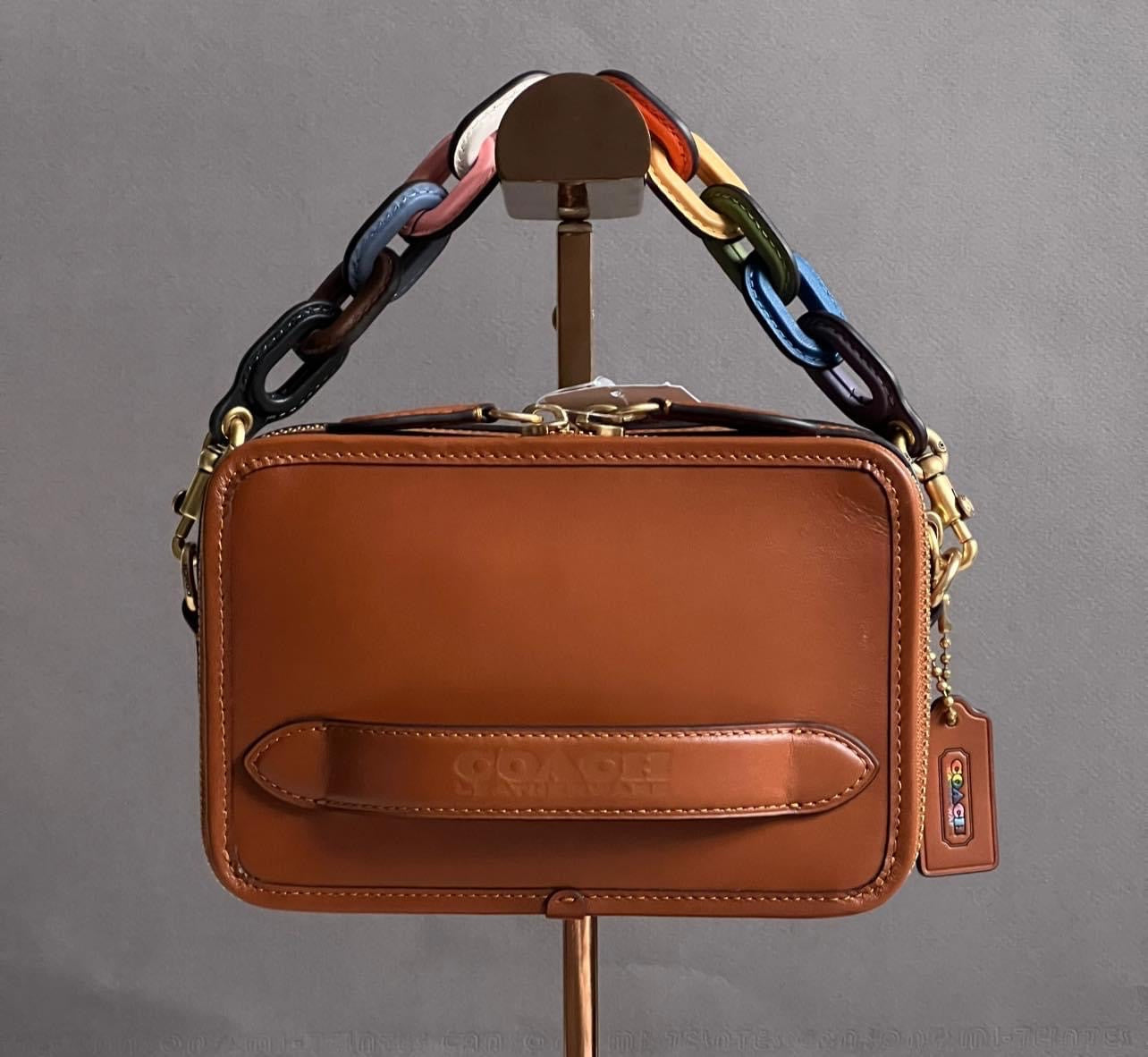 Coach Charter Crossbody with Hybrid Pouch with Rainbow