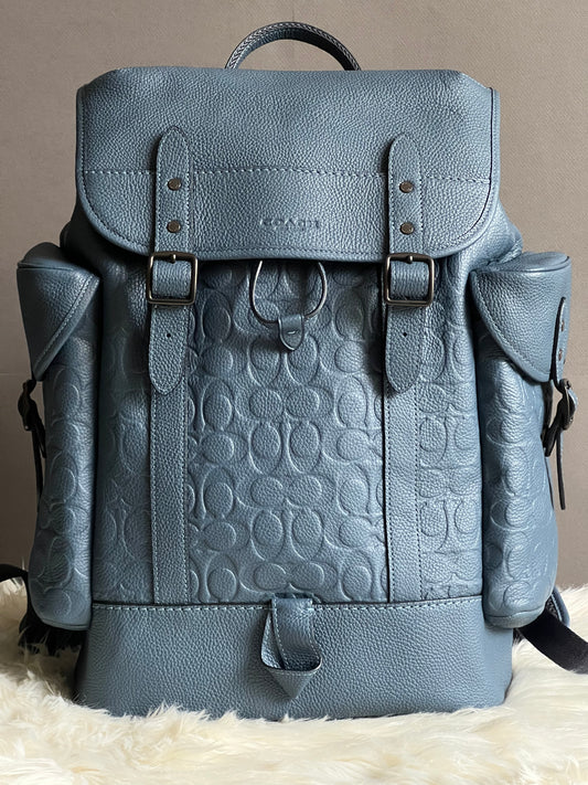 Coach Hitch Backpack in Signature Leather