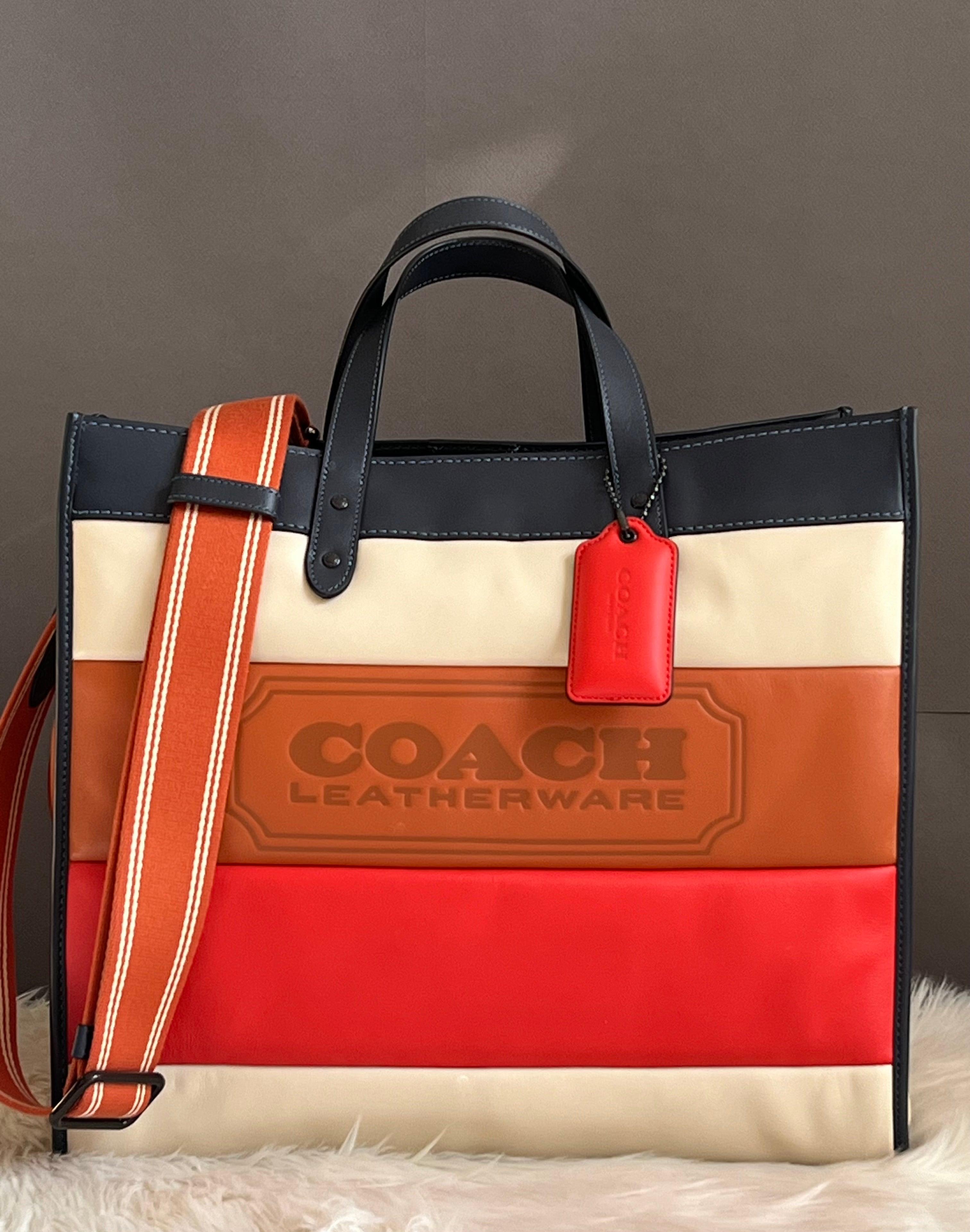 Coach Field Tote 40 with Pieced Quilting - Club de Mode