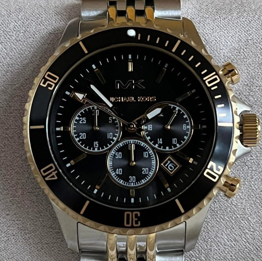 Michael Kors Men’s Bayville Chronograph Two-Tone Stainless Steel Watch