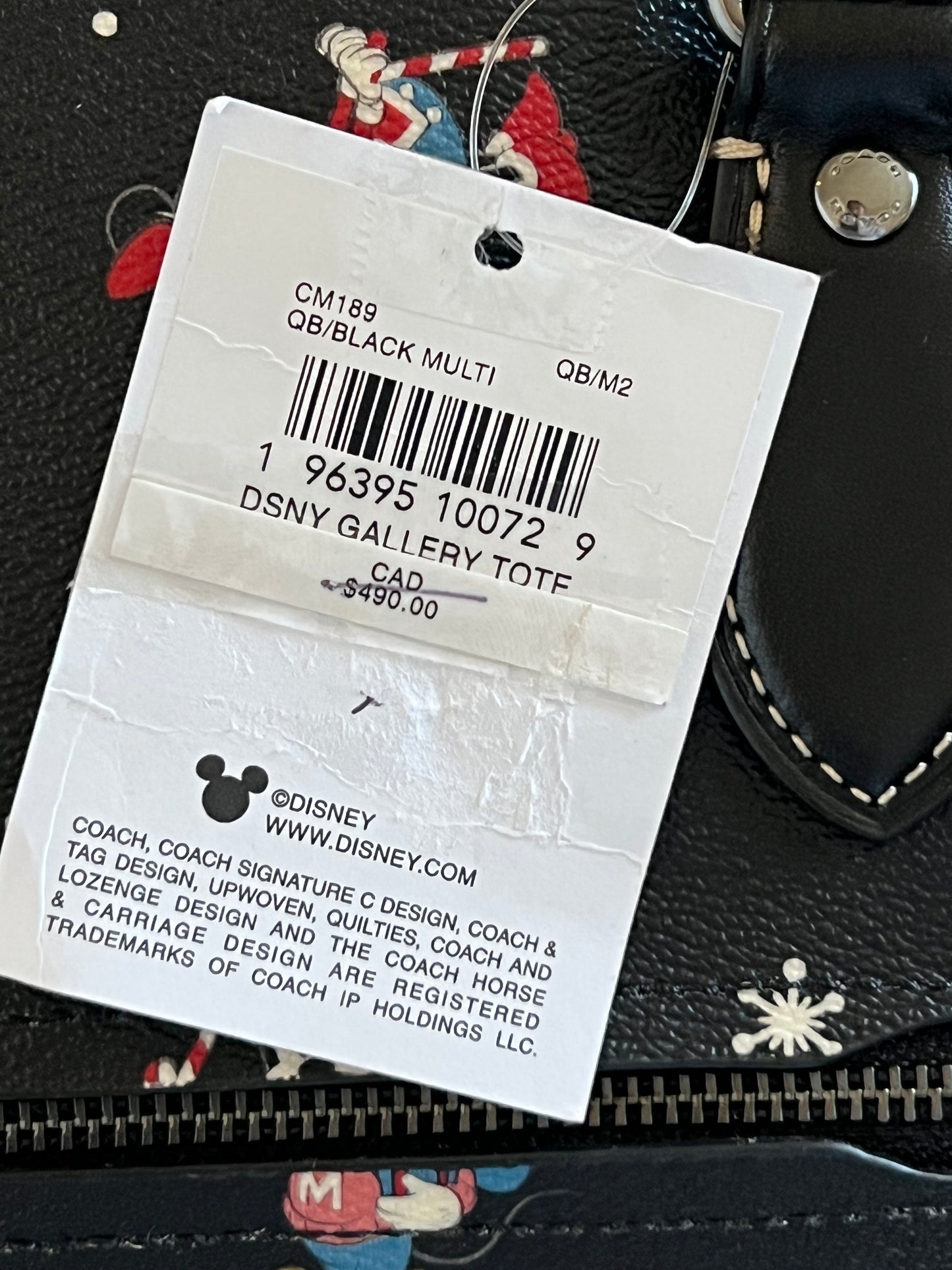 Disney X Coach Gallery Tote