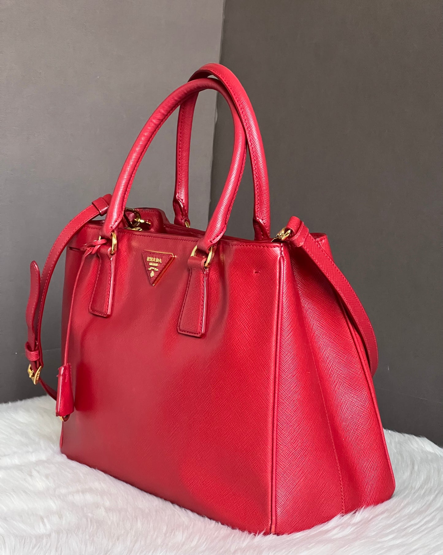 Prada Large Saffiano Lux Galleria Tote Bag