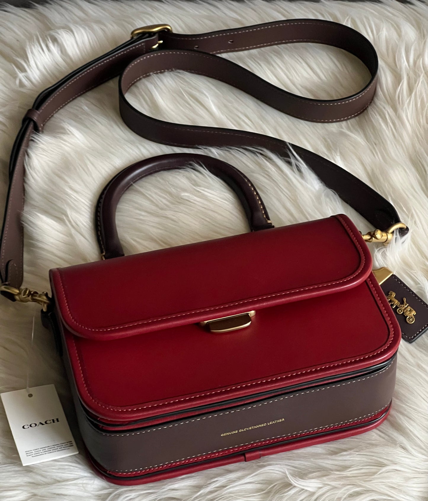 Coach Rogue Top Handle in Colorblock