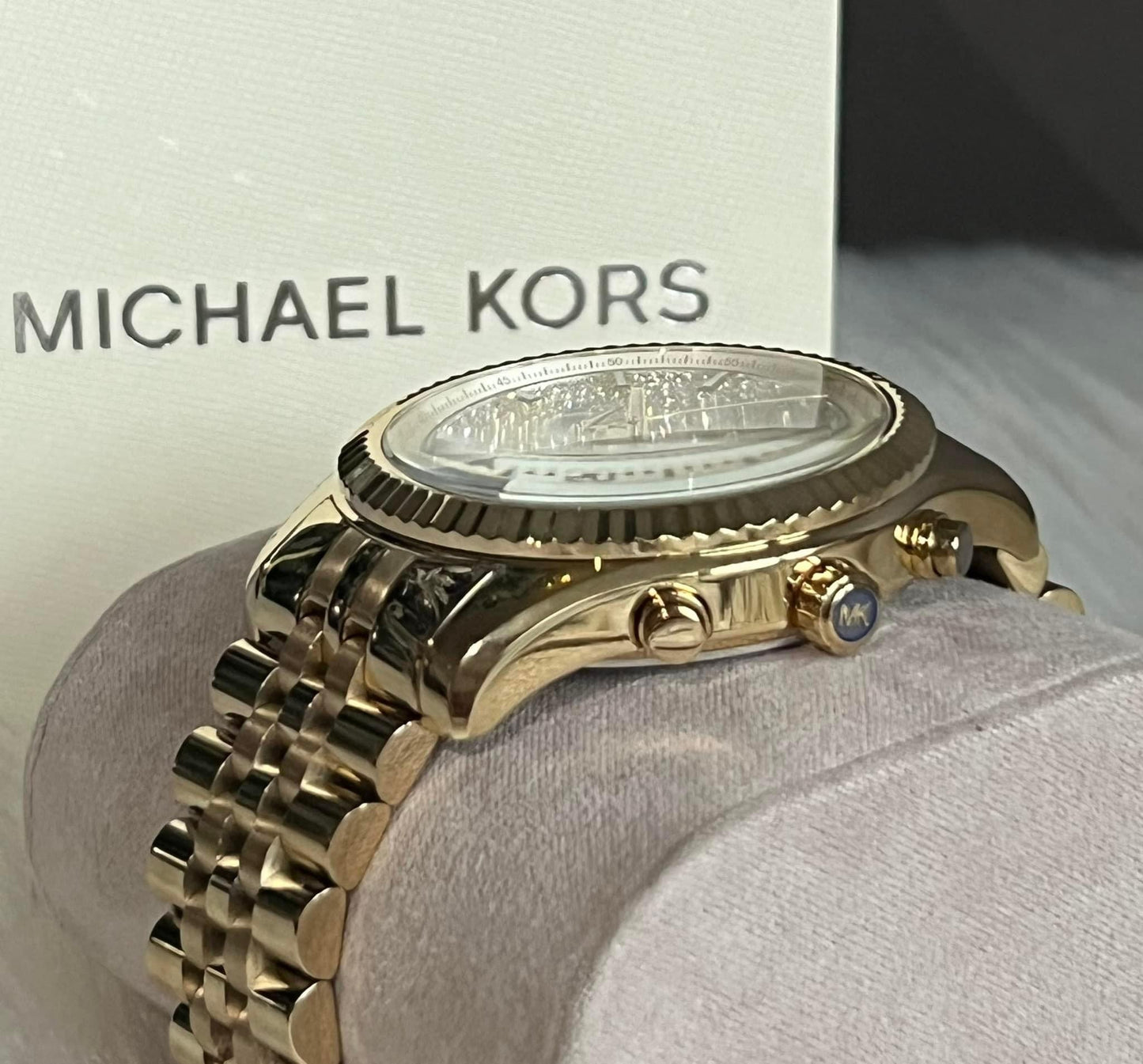 Michael Kors Oversized Lexington Gold-Tone Watch