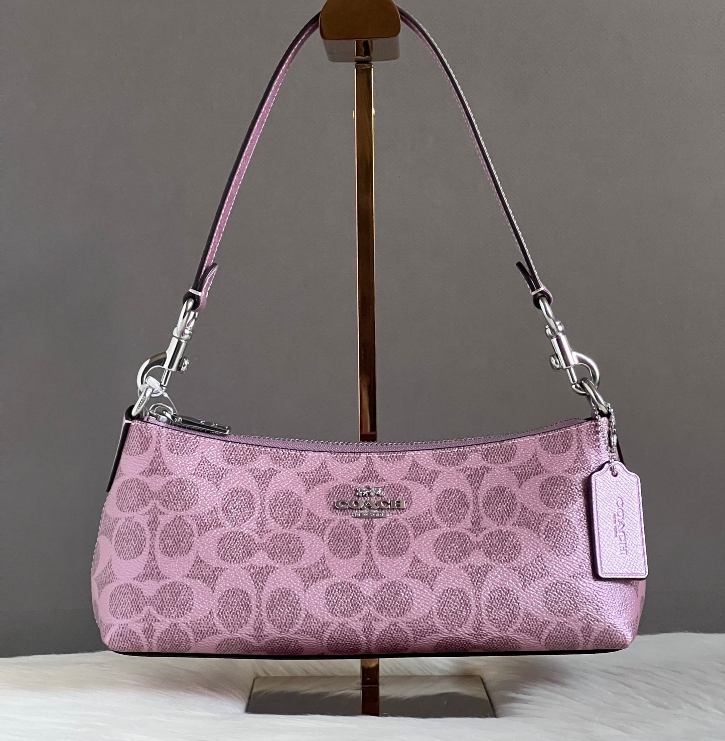 Coach Charlotte Shoulder Bag In Signature Canvas