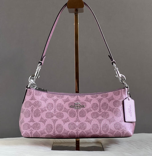 Coach Charlotte Shoulder Bag In Signature Canvas