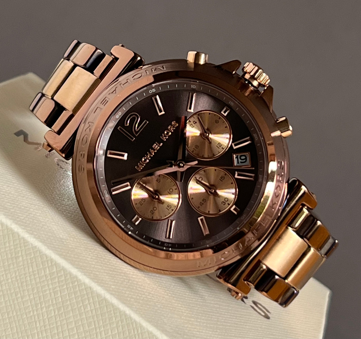 Michael Kors Women’s Oversized Maren Two-Tone Watch